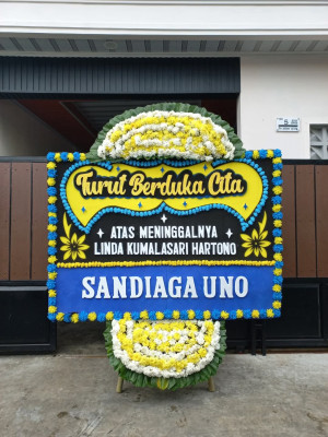 Papan Bunga Duka di Kadujaya